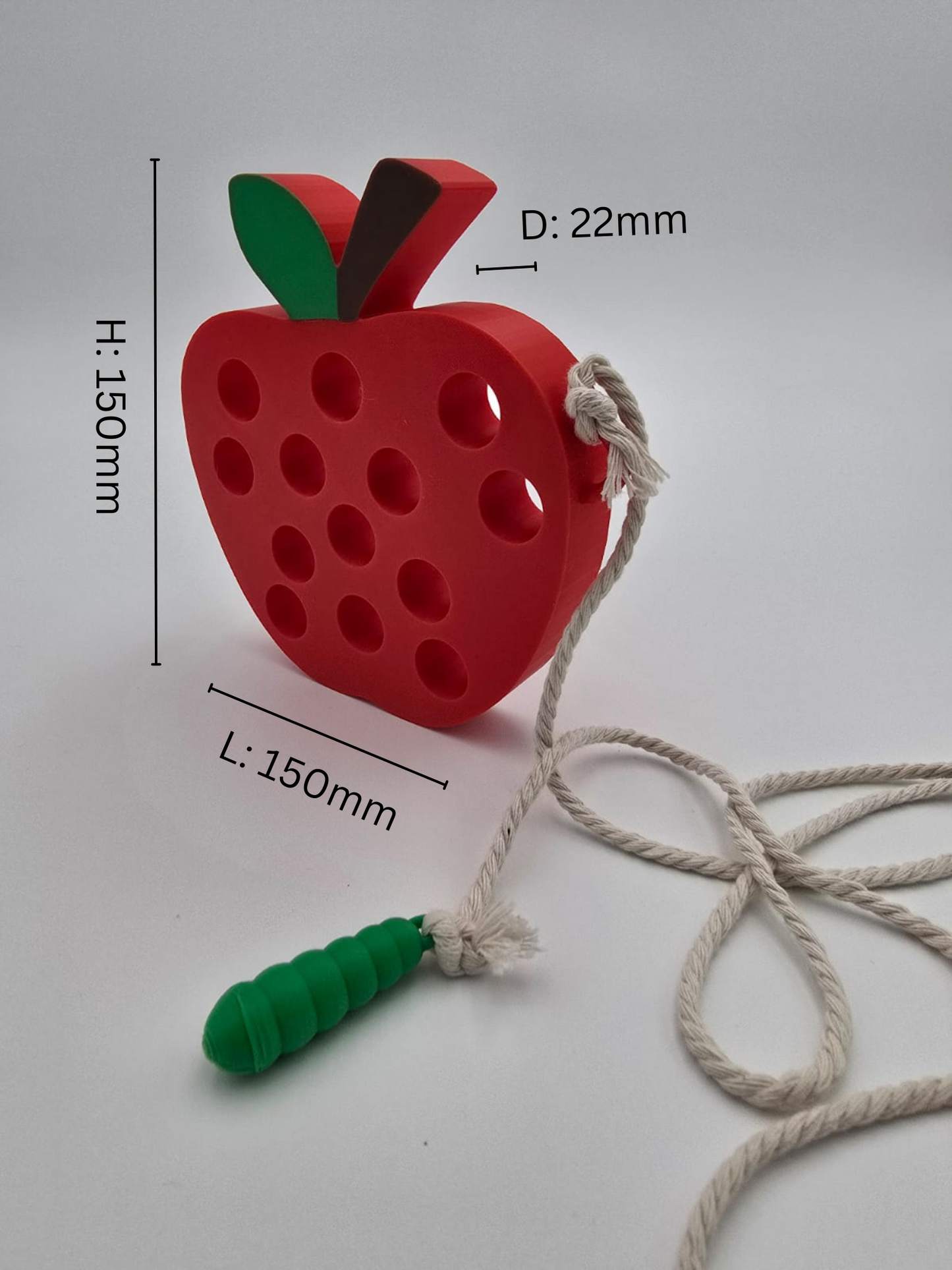 Apple Lacing Toy