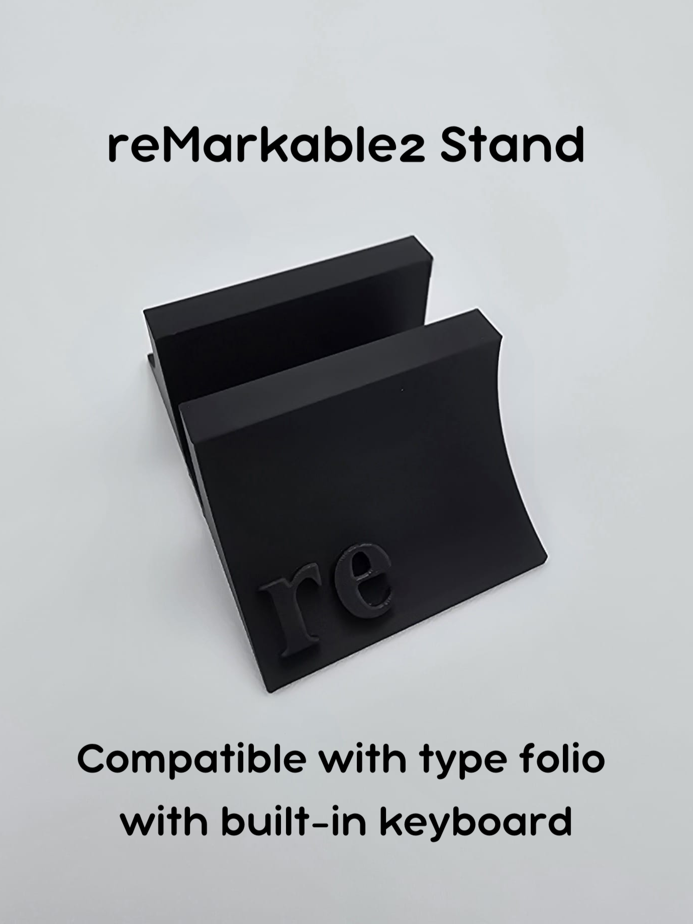 reMarkable 2 Stand - Compatible with Type Folio (inbuilt keyboard)