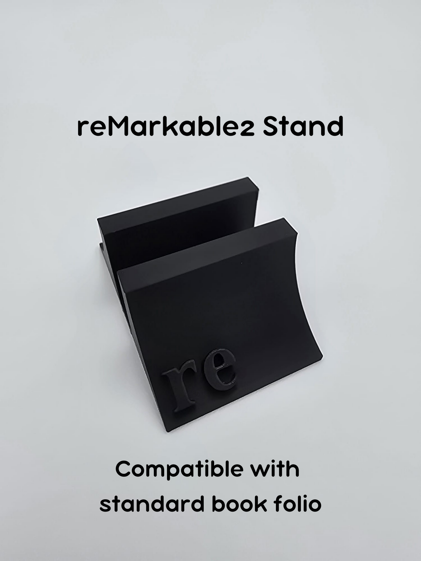 reMarkable 2 Stand - Compatible with standard book folio