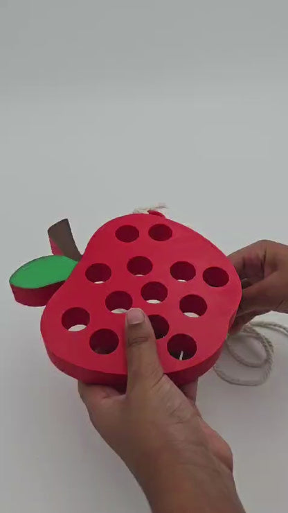 Apple Lacing Toy
